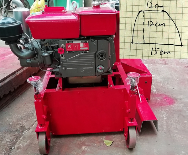 手動調(diào)節(jié)式攔水帶滑膜機-模具尺寸15*12cm